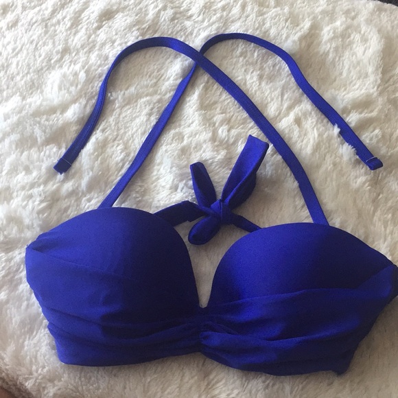 Xhilaration royal blue bikini top - Picture 1 of 4